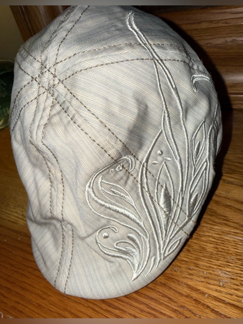 Goorin Bros. Embroidered Neutral Newsboy Scally Cap Kids babies Size X-small